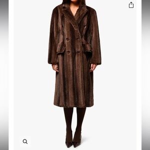 WeWoreWhat Faux Fur Blazer Jacket